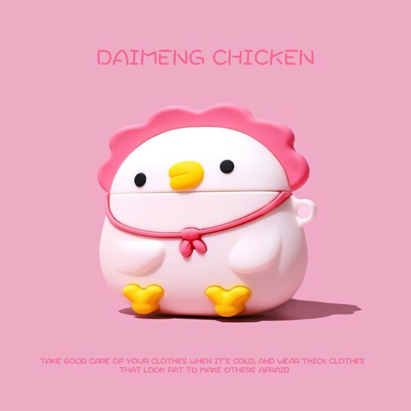 Cute Chicken/Duck Airpods Case Cartoon kawaii