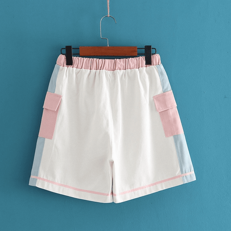 Cartoon Rabbit Embroidery Cotton Short - Kawaii Fashion Shop | Cute Asian  Japanese Harajuku Cute Kawaii Fashion Clothing