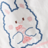 Cartoon Rabbit Embroidery Cotton Short Cartoon kawaii