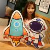Cartoon Rocket Astronaut Plush Toy Astronaut kawaii