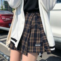 Mini-jupes à carreaux vintage à la mode Mini-jupes kawaii
