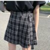 Fashion Vintage Plaid Mini Skirts Mini Skirts kawaii