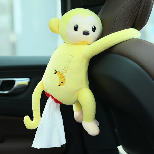 Cartoon Monkey Tissue Box Creative kawaii