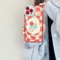 Niedliche Blumen-Tulpen-iPhone-Hülle Süßes Kawaii