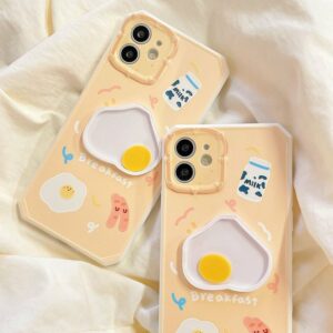 Cute Diamond Frame Egg iPhone Cases Egg kawaii