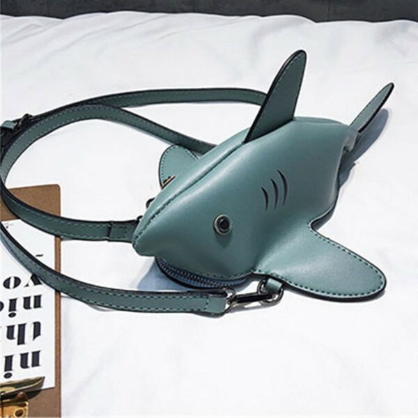 Cute Shark Crossbody Bag Cartoon kawaii