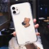 Cute Cartoon Bear Couple iPhone Case Cartoon Bear kawaii