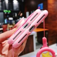 Różowe etui na telefon Samsung Usagi różowe kawaii