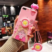 Coque de téléphone Samsung Usagi rose kawaii rose