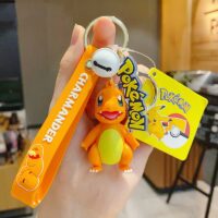 Kawaii Pikachu nyckelring Tecknad kawaii