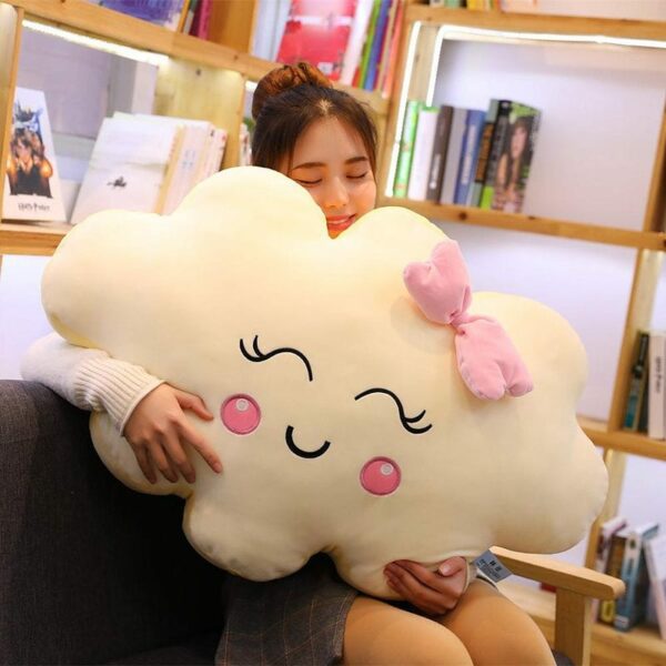 Sleeping And Happy Cloud Plush Toys Cloud kawaii