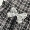 Kawaii Goth Plaid Bow Skirt Bow kawaii