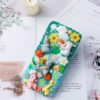 Cute 3D Rabbit Flower iPhone Case DIY kawaii