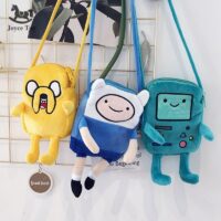 Beemo, Finn & Jake Figure Adventure Time Plysch Crossbody-väska Beemo kawaii