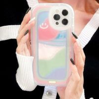 Aurora Rainbow iPhone Case Ins kawaii
