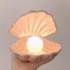 Mermaid Shell Night Light Ins kawaii