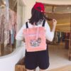 Monochrome Vitality Girl Tote Bag Shoulder Bags kawaii