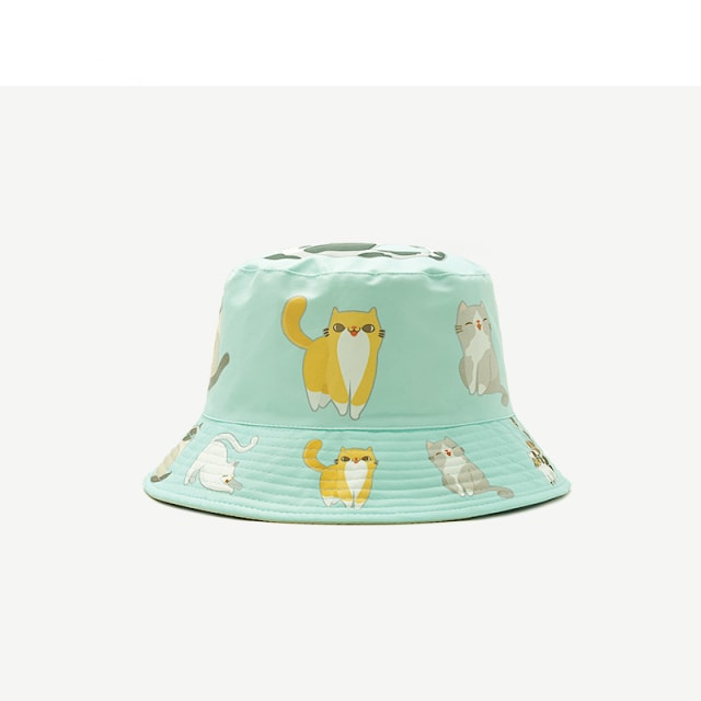 Cute Cats Theme Bucket Hat 2