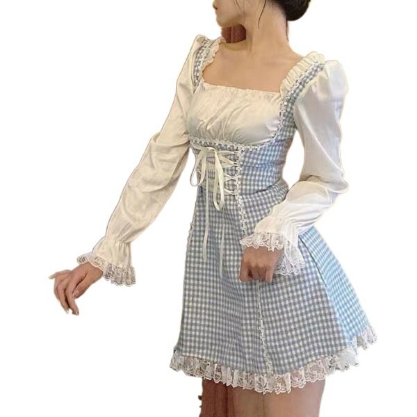 French Vintage Sweet Fairy Lace Dress Fairy kawaii