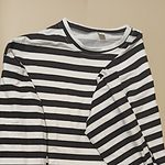 Korean Harajuku Striped O-Neck Tshirt