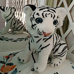 Kawaii White Tiger Plush Toy