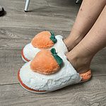 Kawaii Peachy Fluffy Slippers