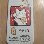 Cute Cartoon Lucky Cat iPhone Case