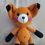 Handmade Knitted Panda Doll