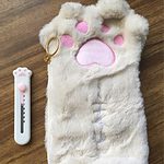 Kawaii Cat Fluffy Paw Pencil Case