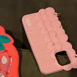 Kawaii Liquid Strawberry iPhone Case
