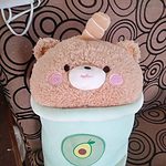 Kawaii Bubble Tea Bunny Bear Lid Plushie