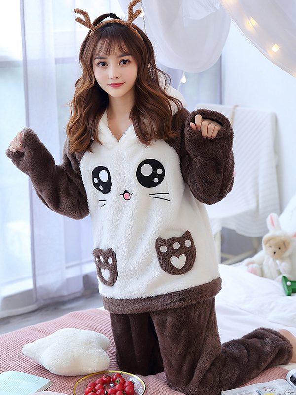 Kawaii Cosy Flannel Pyjamas Cute kawaii