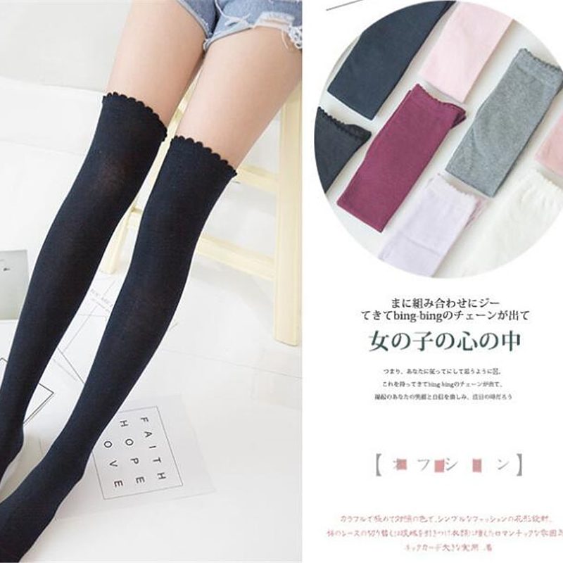 Overknee Stocking Socks 8 Colours Overknee Stocking kawaii