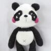 Handmade Knitted Panda Doll doll toy kawaii