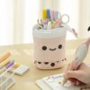 Cute Milk Tea Design Pencil Case boba kawaii