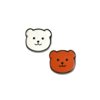 Emaliowane szpilki ze słodkim misiem niedźwiedź kawaii