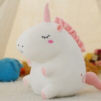 Kawaii Chubby Unicorn Plysch Söt kawaii