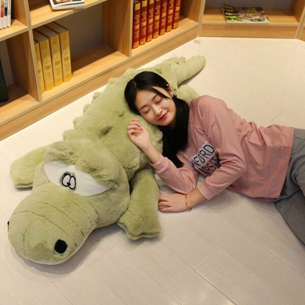 Oversized Crocodile Plush Pillow Crocodile kawaii