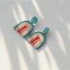 Kawaii Rainbow Earrings Boho kawaii