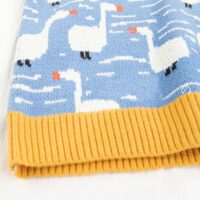 카와이 카툰 민소매 V 넥 스웨터 만화 귀엽다
