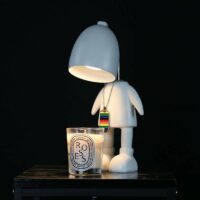 로봇 아트 책상 램프 예술 귀엽다