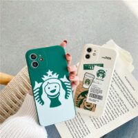 Niedliche iPhone-Hülle mit Starbucks-Kaffeetasse Kaffeetasse kawaii