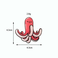 Leuke Octopus Emaille Pins Broches kawaii