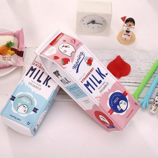 Milk Box Design Random Pencil Case Cute kawaii