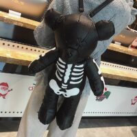 Mochila De Oso Esqueleto De Moda oso kawaii