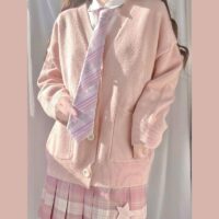 Maglione uniforme giapponese JK Cosplay kawaii