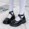 Lolita Star Buckle Strap Mary Shoes Japanese kawaii