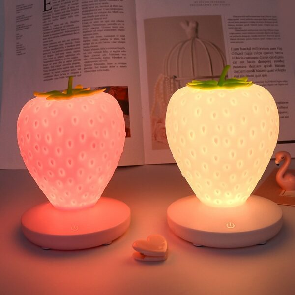 Cute Strawberry Lamp Lamp kawaii