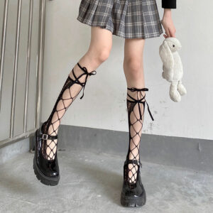 Japanese Lolita Lace Fishnet Socks Japanese kawaii