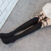Sexy Lolita Cross-tie Over-knee Socks High Tube Stockings kawaii